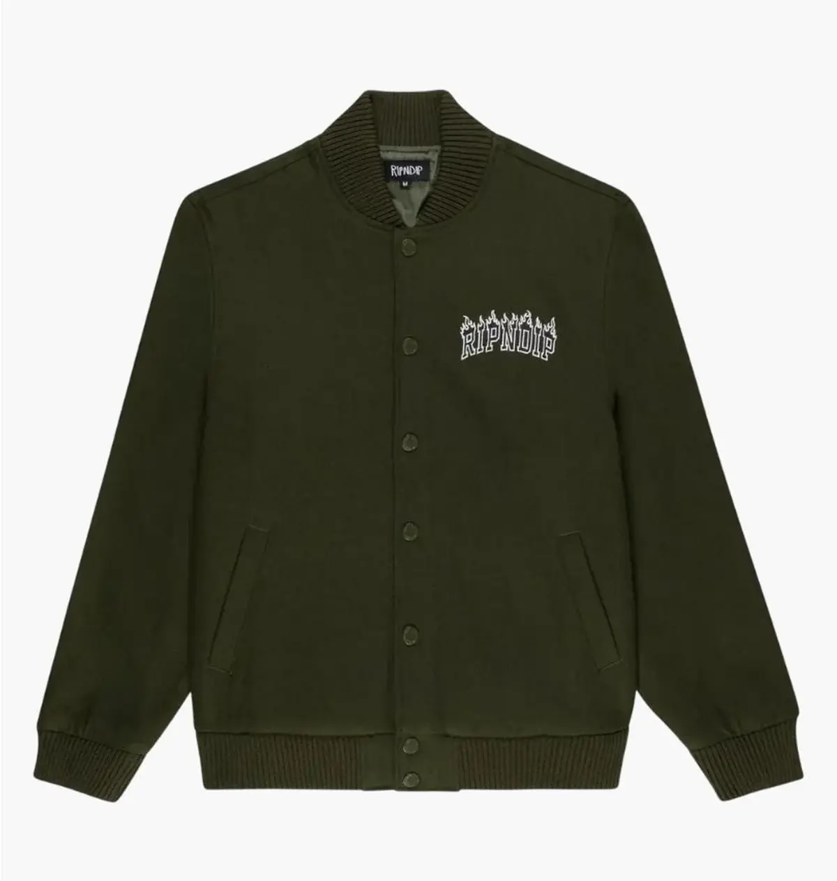 Кофта мужская Ripndip Ripndip Fire Spirit Varsity Green