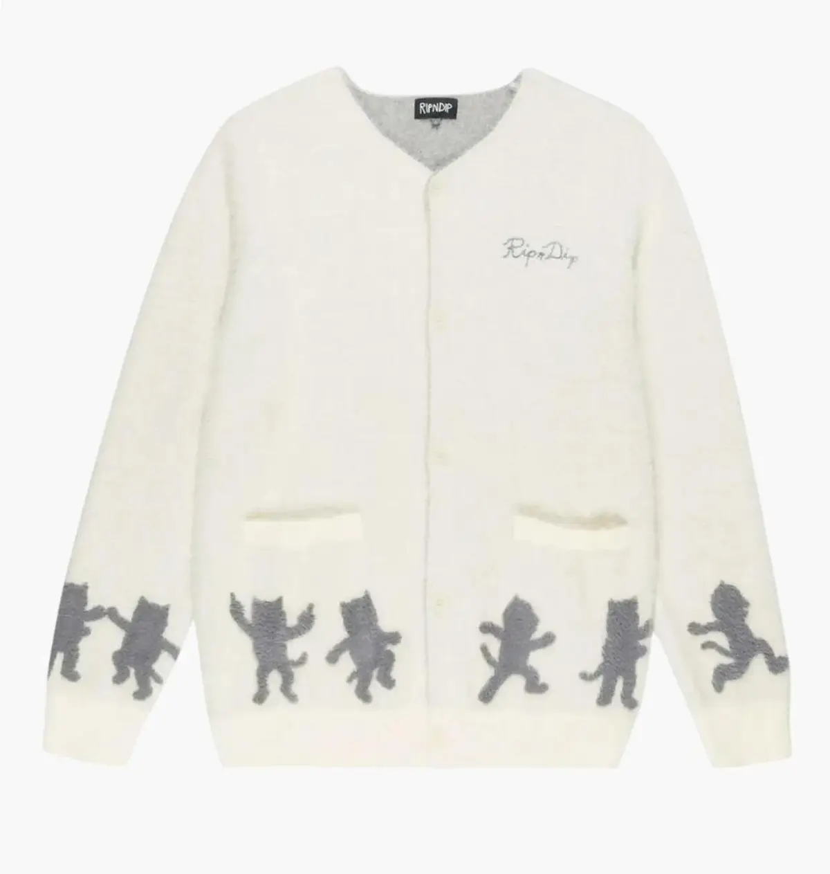 Кофта чоловіча Ripndip Ripndip Cosmic Nerm Mohair White