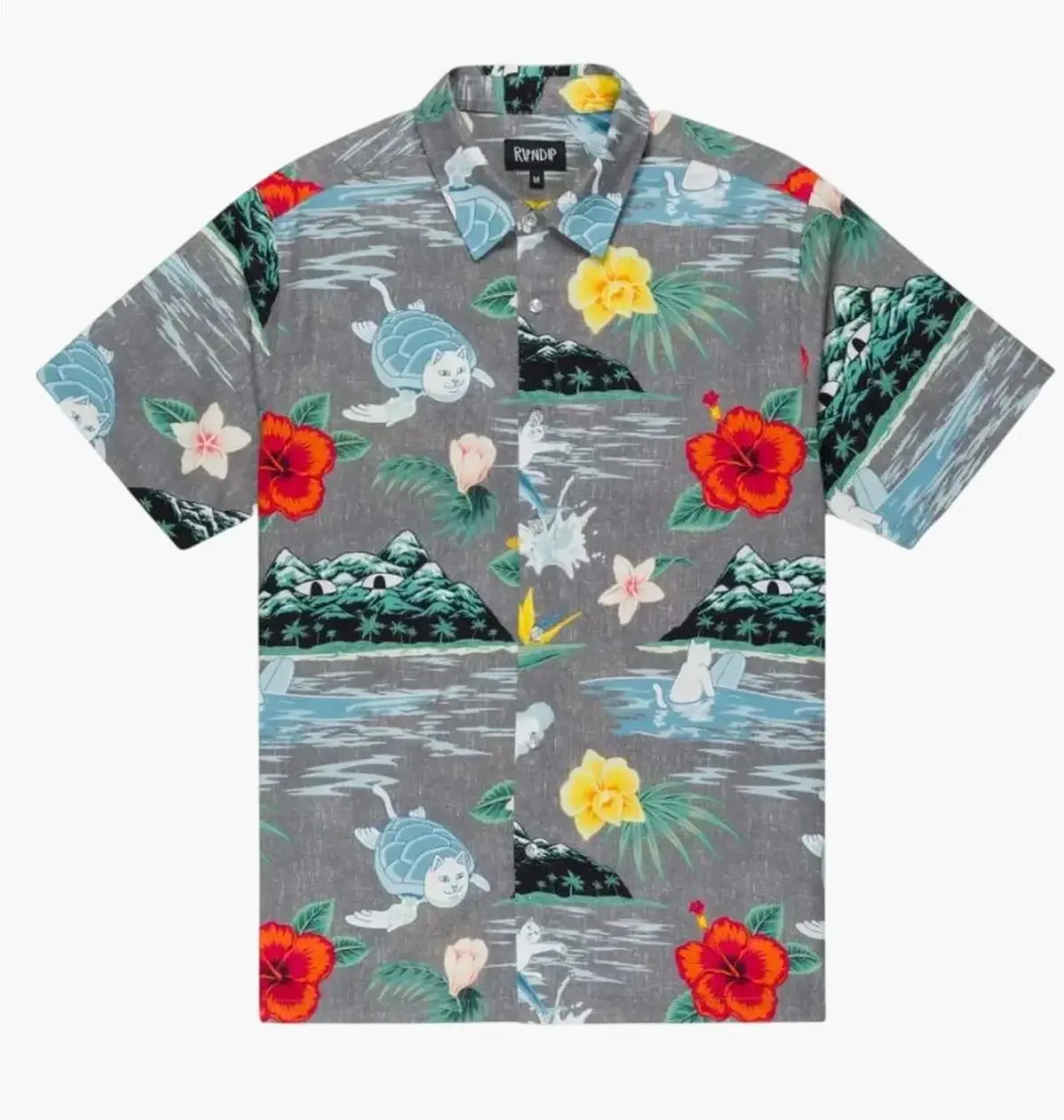 Футболка мужская Ripndip Ripndip Islanders Button Up Multi