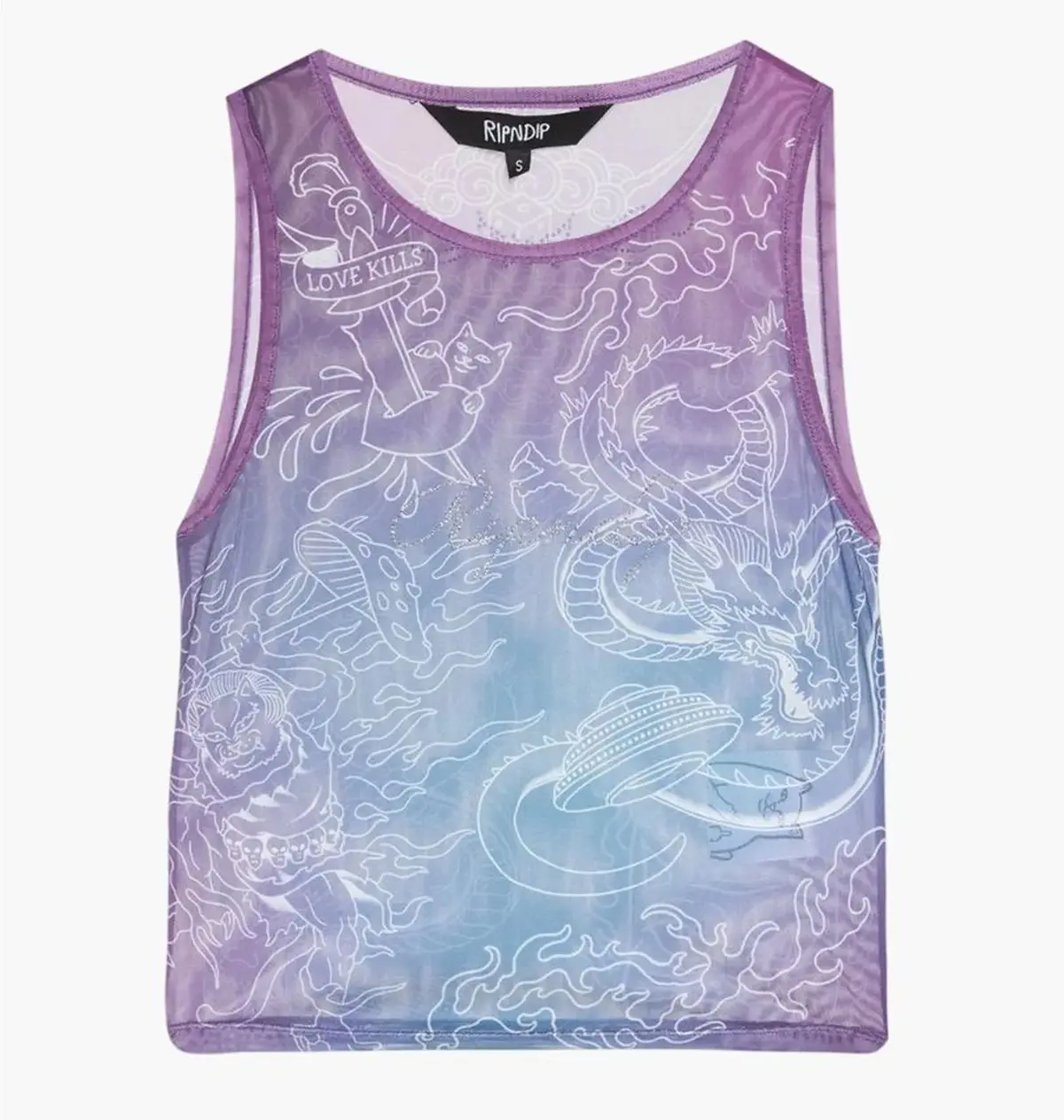 Майка женская Ripndip Ripndip Trace Mesh Violet
