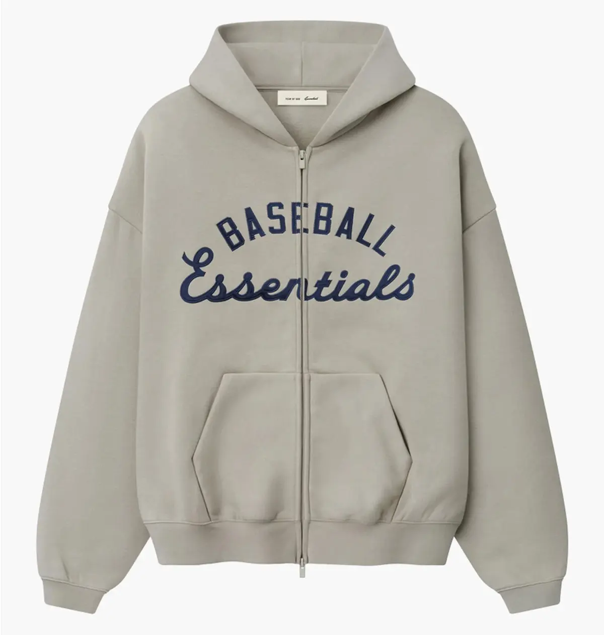 Кофта чоловіча Fear Of God Mlb Full Zip Sport Grey