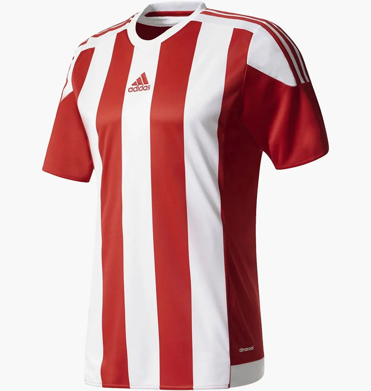 Футболка чоловіча Adidas Jersey Striped 15 Jsy White/Red