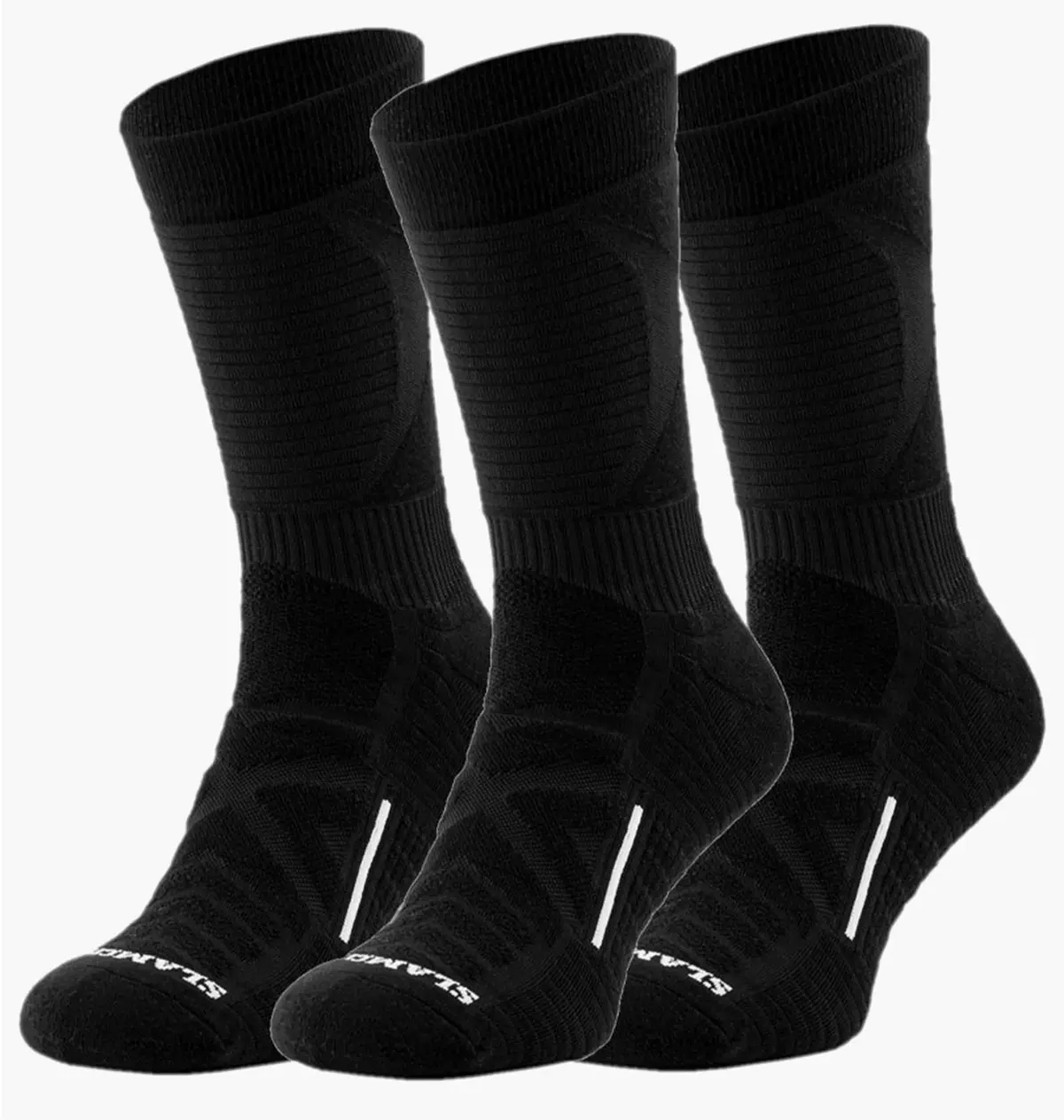 Футбольные гетры унисекс Slam.City Performance Basketball Socks 3Pk Black
