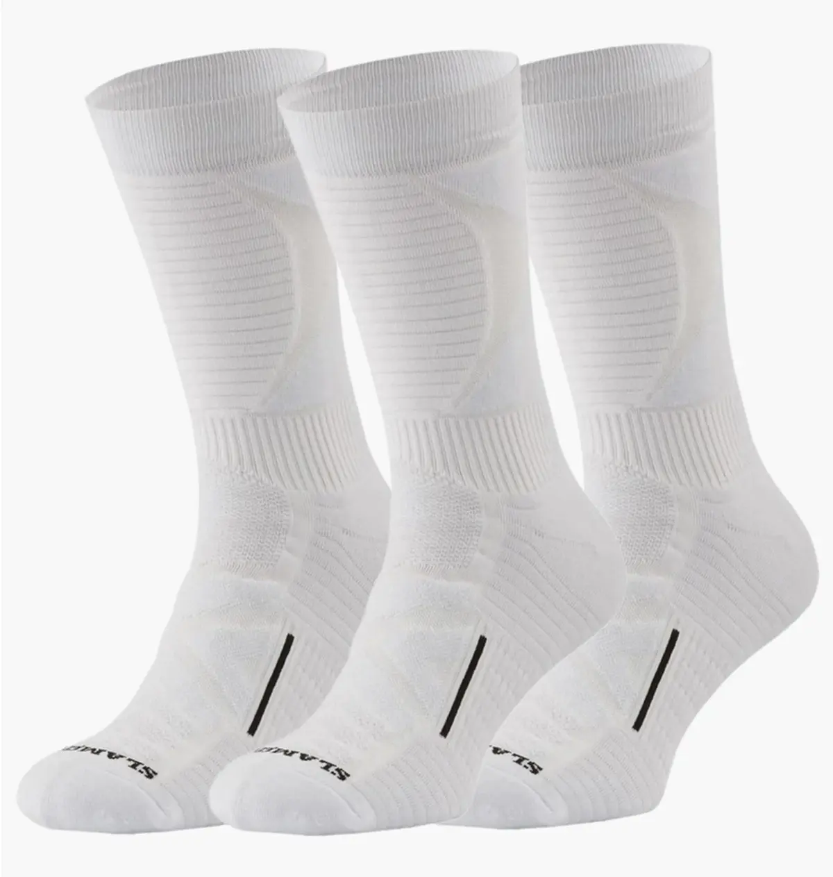 Футбольные гетры унисекс Slam.City Performance Basketball Socks 3Pk White