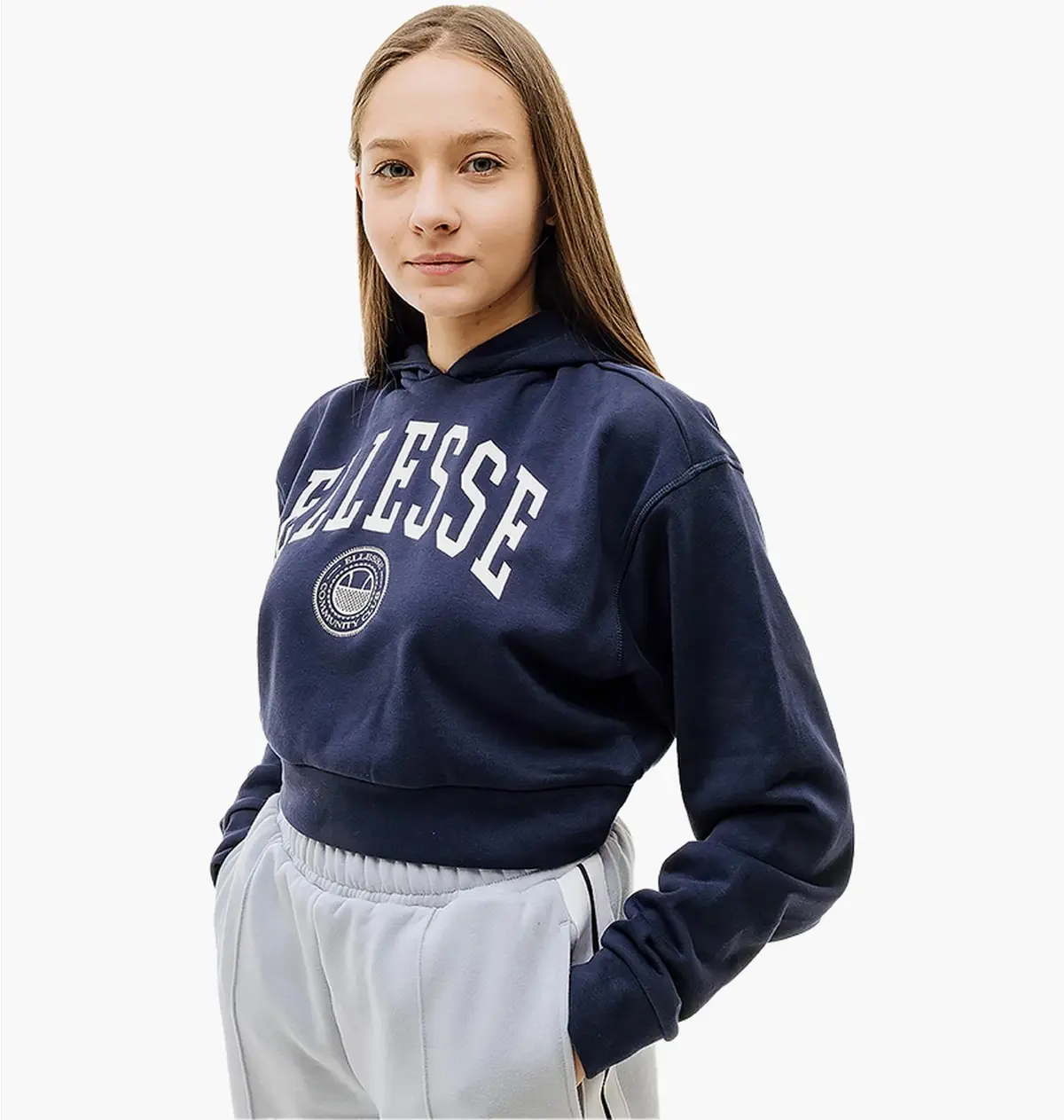Кофта женские Ellesse Rosarian Cropped Hoody