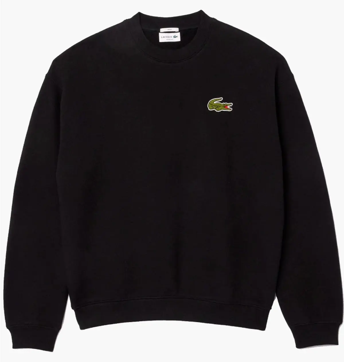 Кофта унісекс Lacoste Loose Fit Badge Black