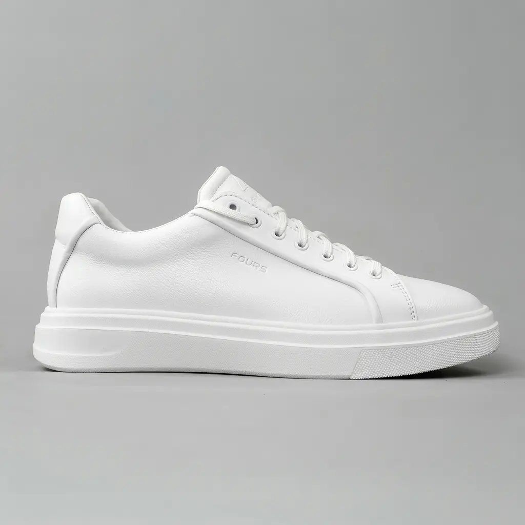 Кеды мужские кожа белые