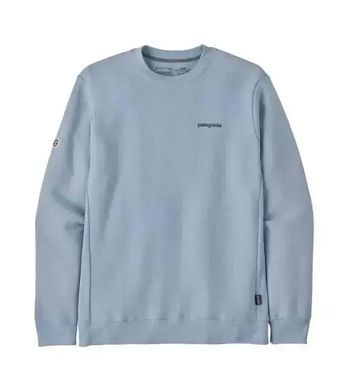 Кофта чоловіча Patagonia P-6 Logo Uprisal Crew Sweatshirt Steam Blue