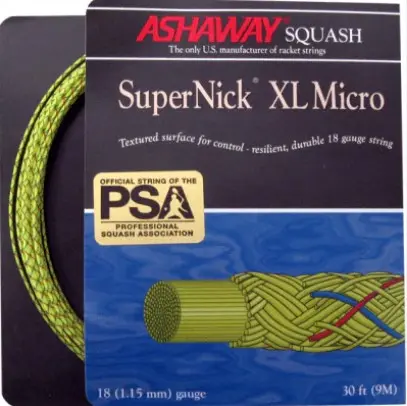 Струни для сквошу Ashaway Super Nick Xl