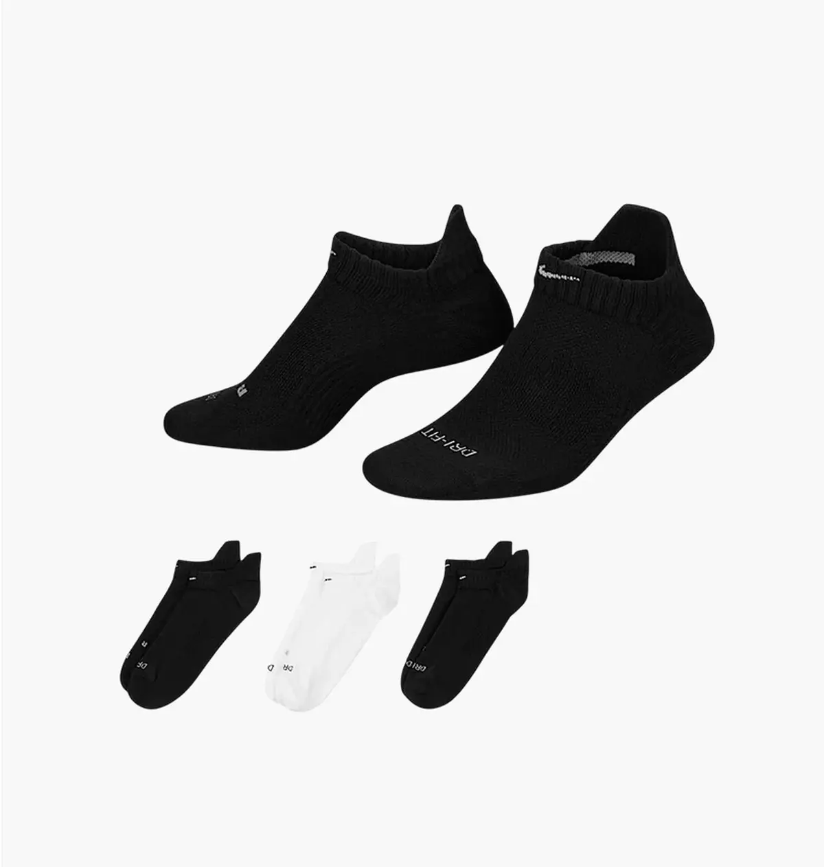 Шкарпетки Nike Dri-Fit No-Show 3 Pk Socks