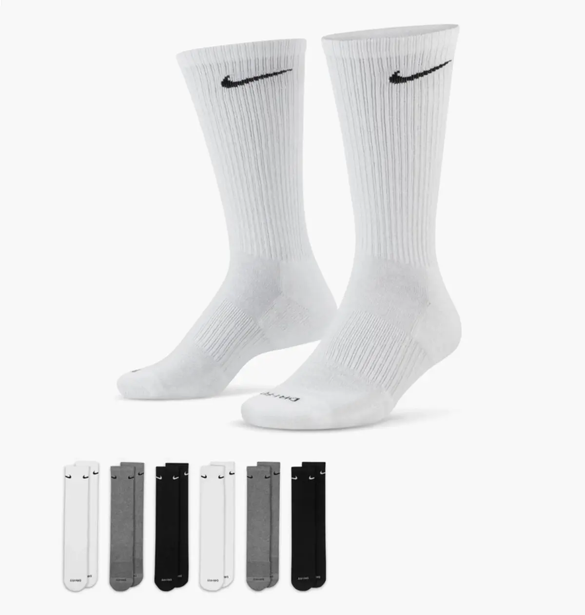 Шкарпетки Nike U Nk Ed Pls Csh Crw 6Pr - 132