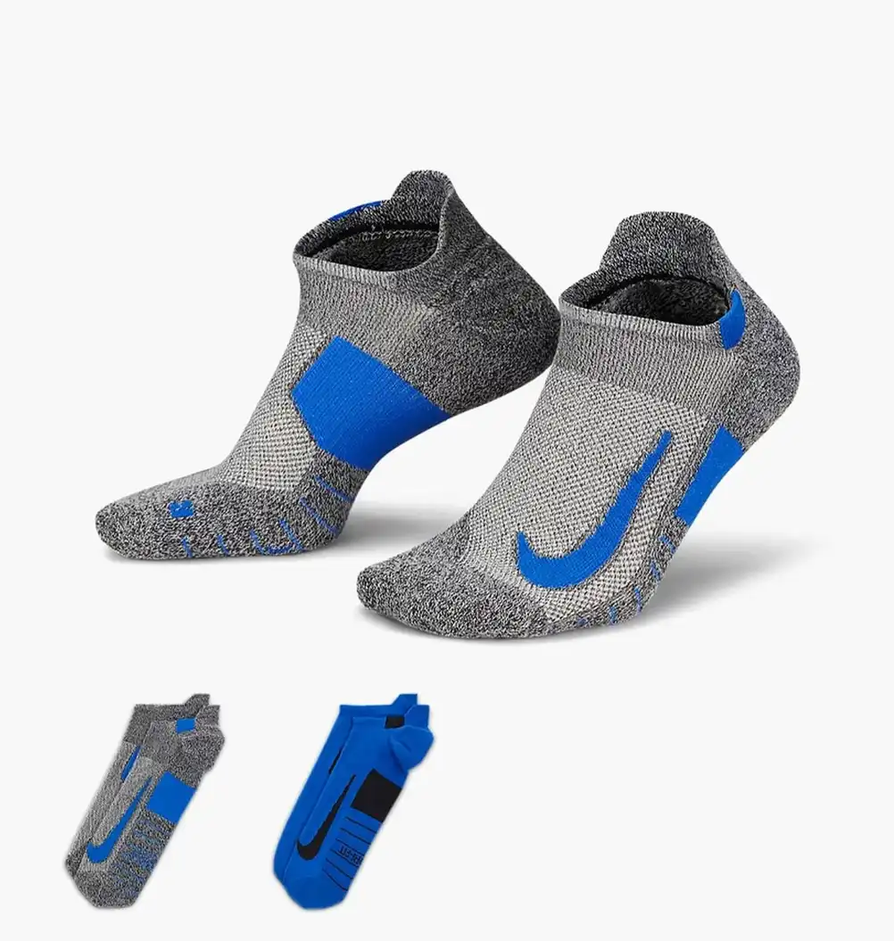 Шкарпетки Nike 2 Pack Multiplier No-Show Running Socks