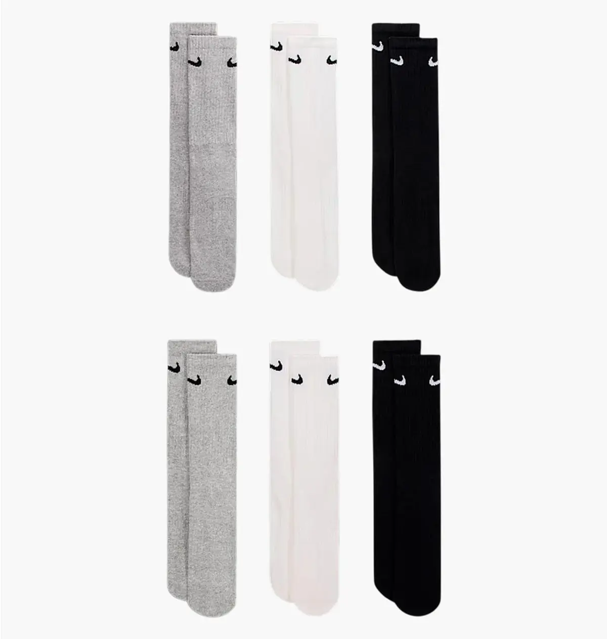Шкарпетки Nike Everyday Cushioned Crew White/Multi