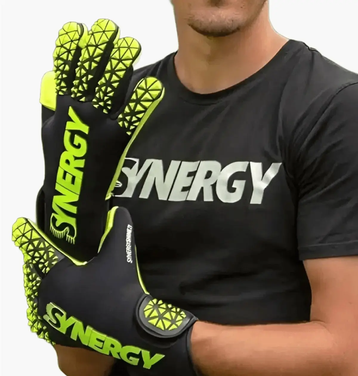 Футбольні рукавиці дитячі Synergy Dark Shin Black