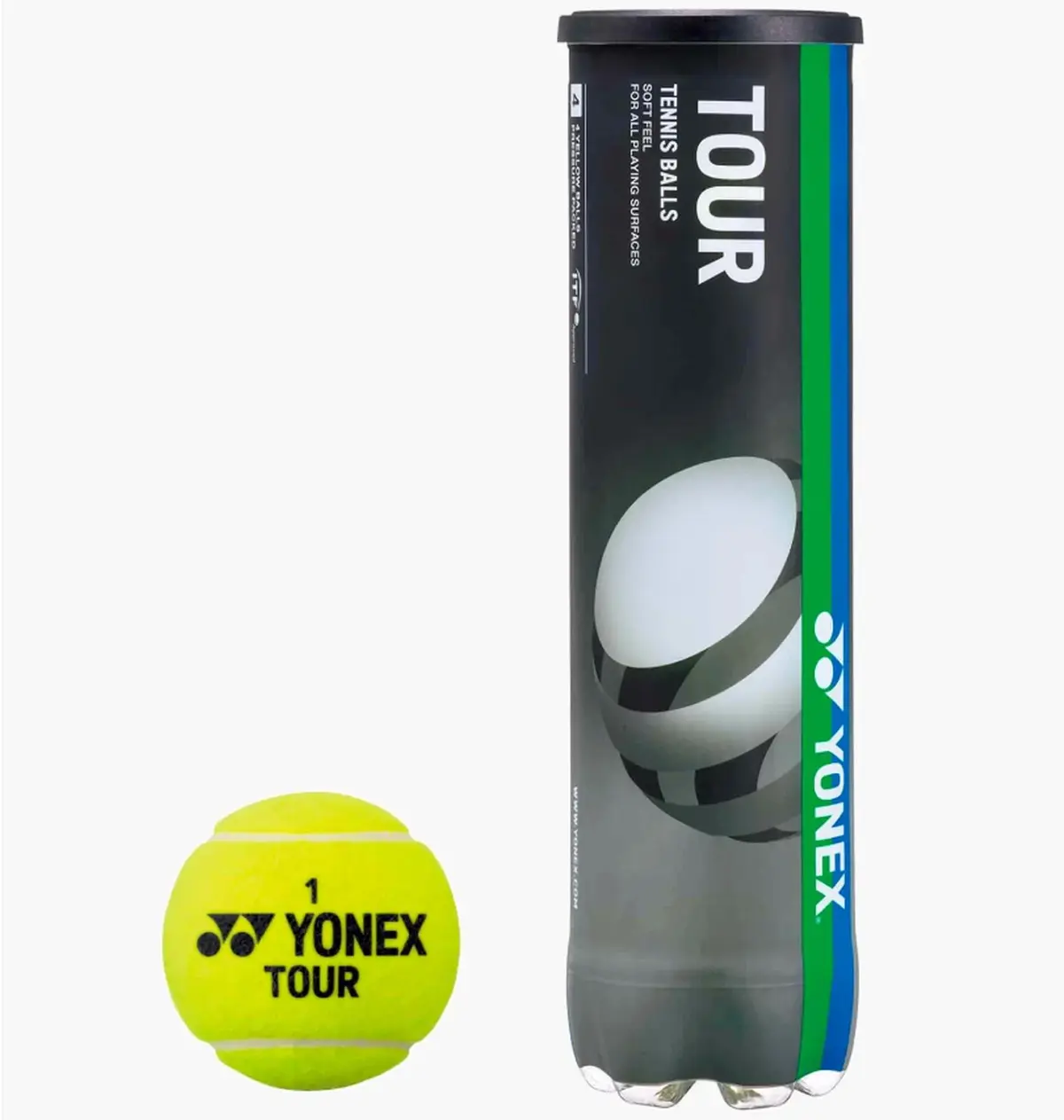 Тенісний м'яч Yonex Tour (4 ) Green