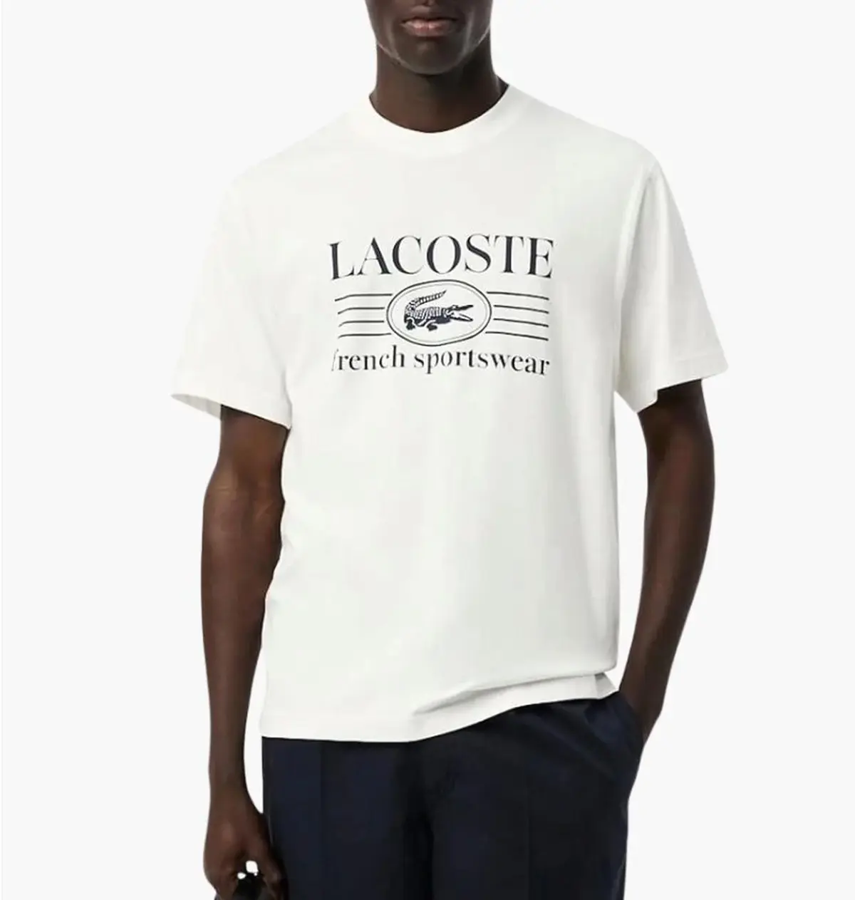 Футболка мужская Lacoste Classic Fit White
