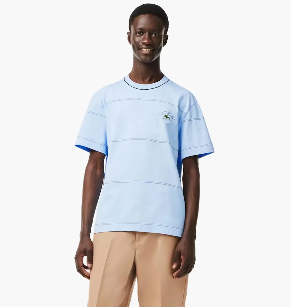 Футболка мужская Lacoste Striped Organic