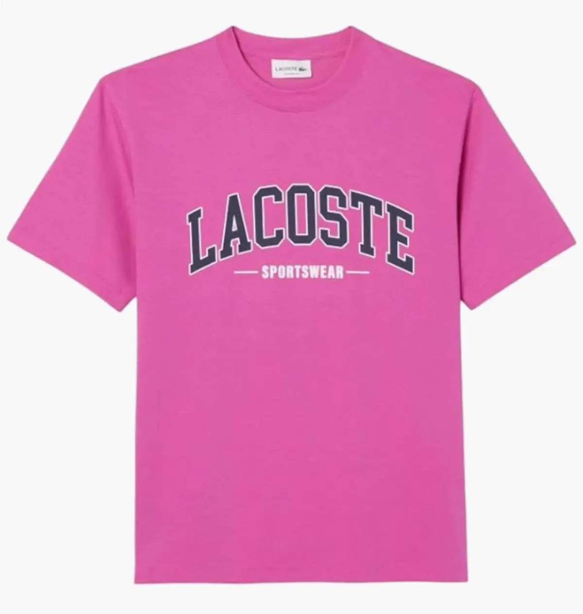 Футболка мужская Lacoste Sw Branding Tee Pink