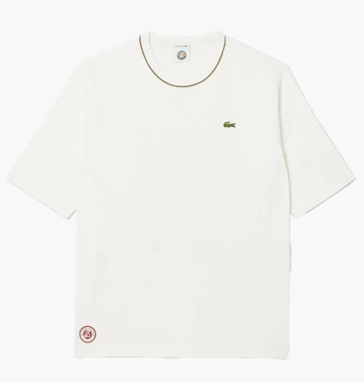 Футболка мужская Lacoste Roland-Garros Edition Jersey T-Shirt White