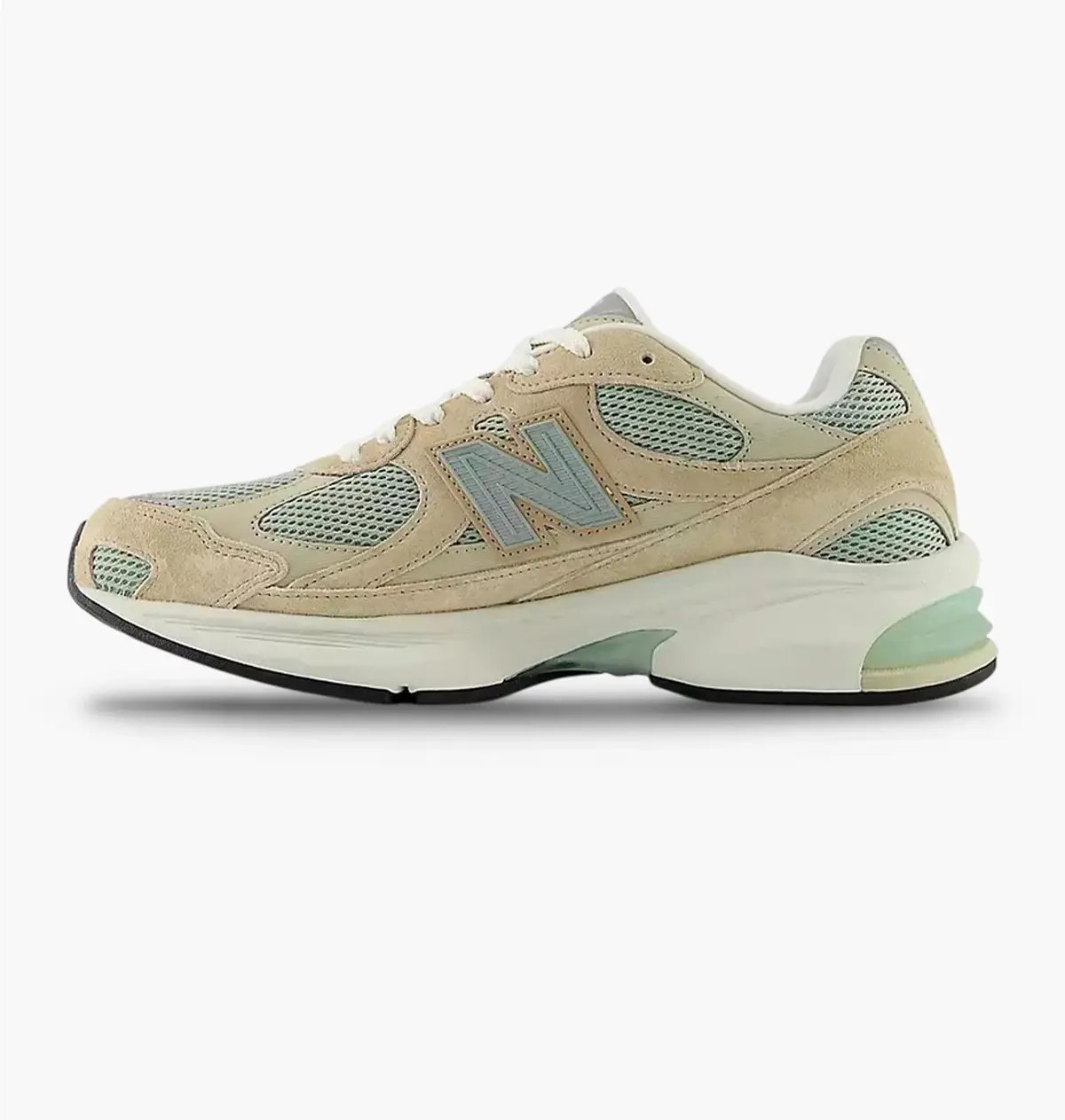 Кросівки унісекс New Balance бежеві із зеленим U2010281
