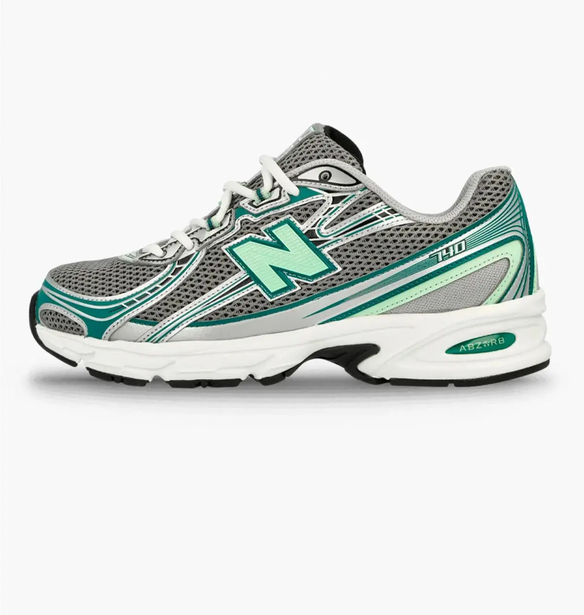 Кроссовки унисекс New Balance 740 Grey/Green
