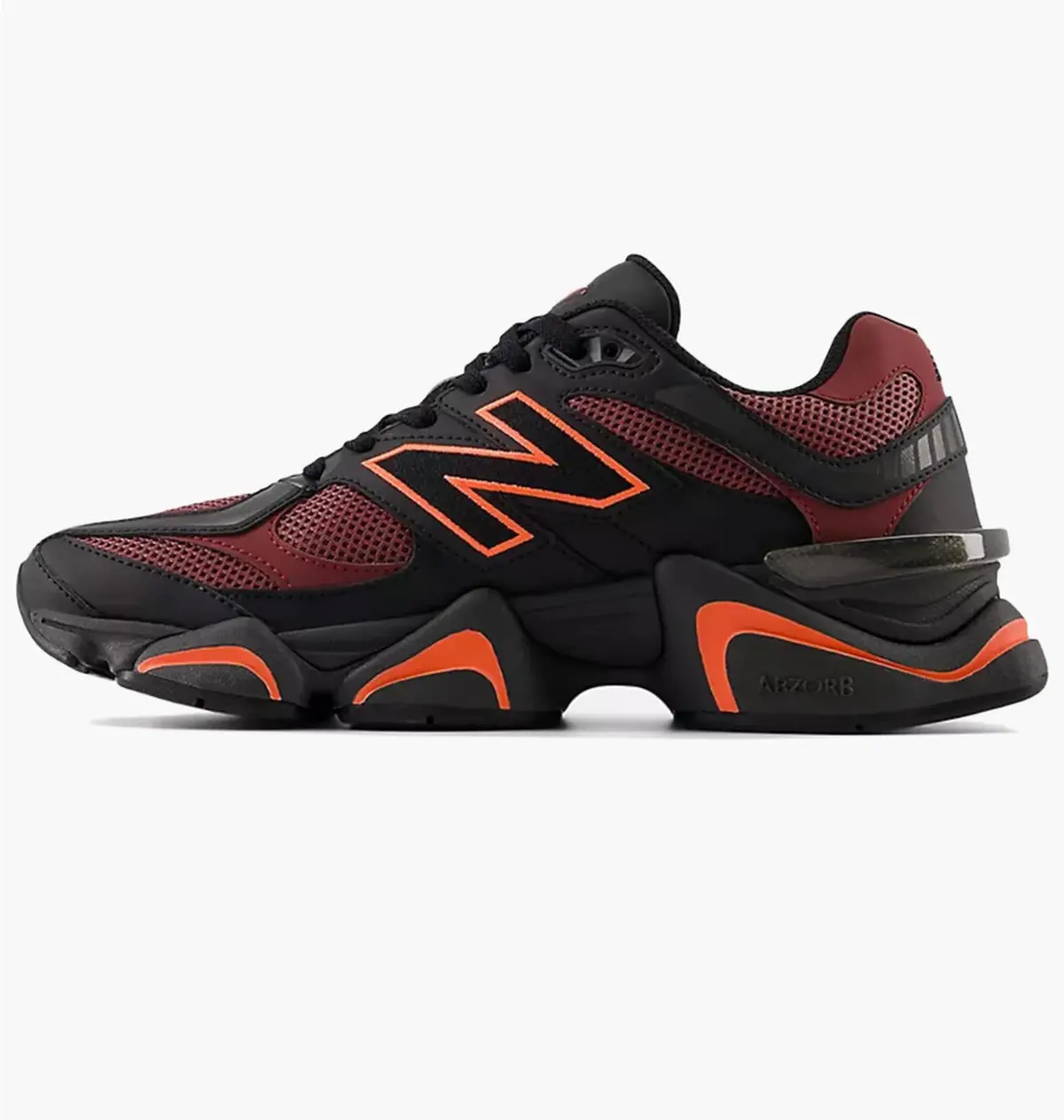 Кроссовки мужские New Balance 9060 Black/Bordo