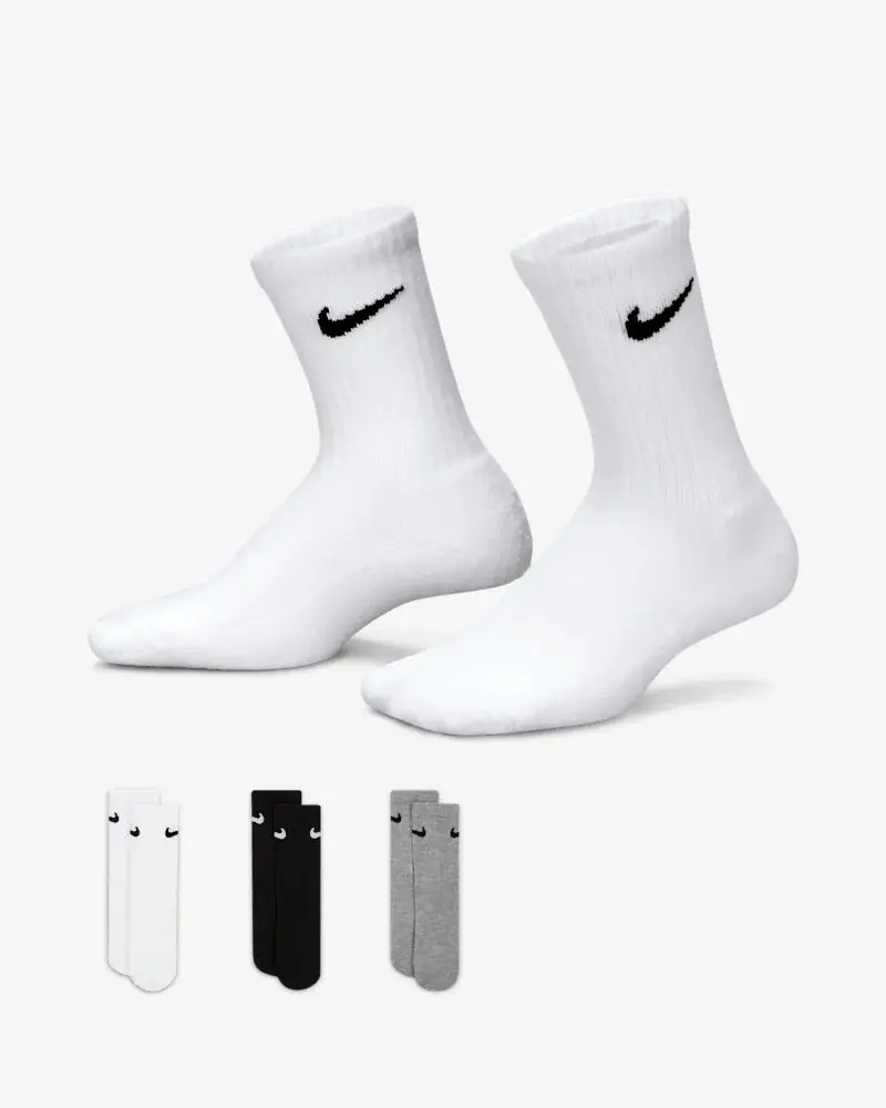 Носки Nike Cushioned Crew 3 Pairs