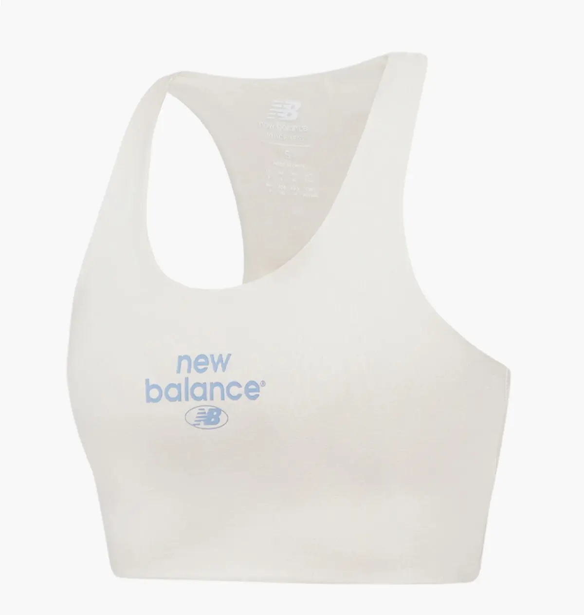Спортивний топ жіночий New Balance Essentials Reimagined Bra White