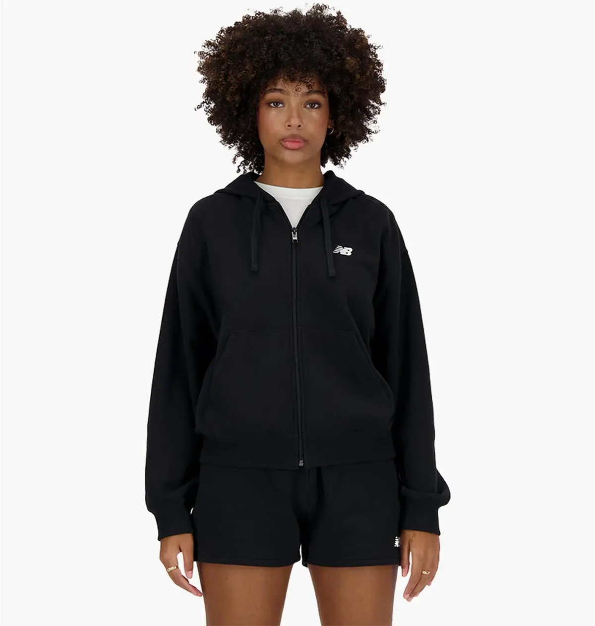 Кофта женские New Balance Full-Zip Black