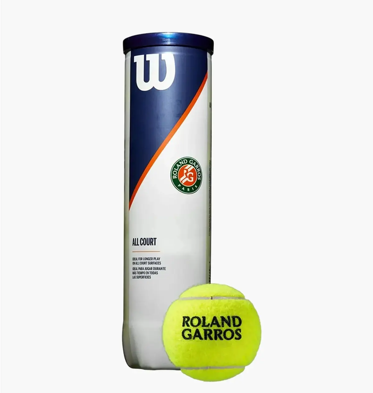 Тенісний м'яч Wilson Roland Garros All Ct 4 Ball