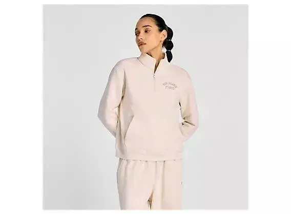 Кофта женские New Balance Women's Graphic Quarter Zip