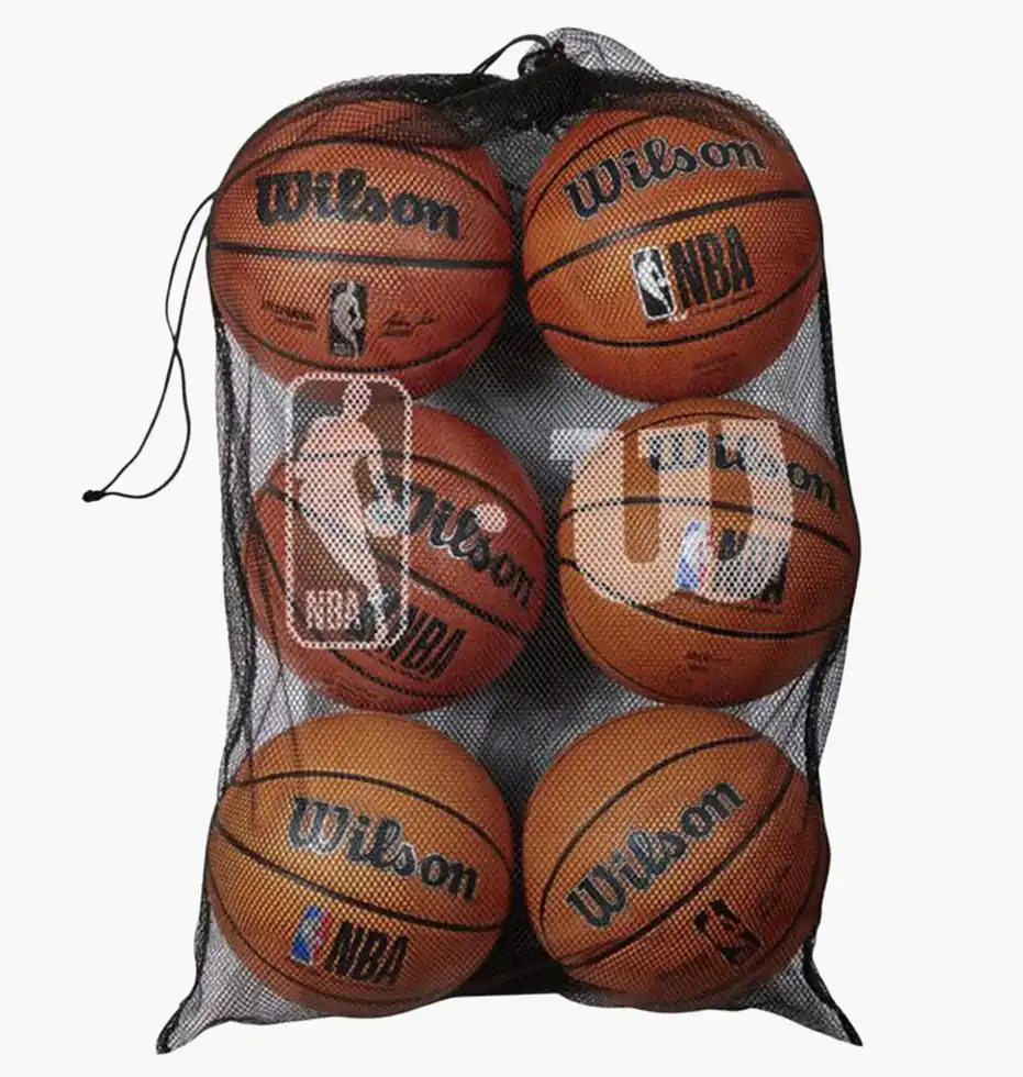 Сітка для настільного тенісу Wilson Nba 6 Ball Mesh Carry Bag Black