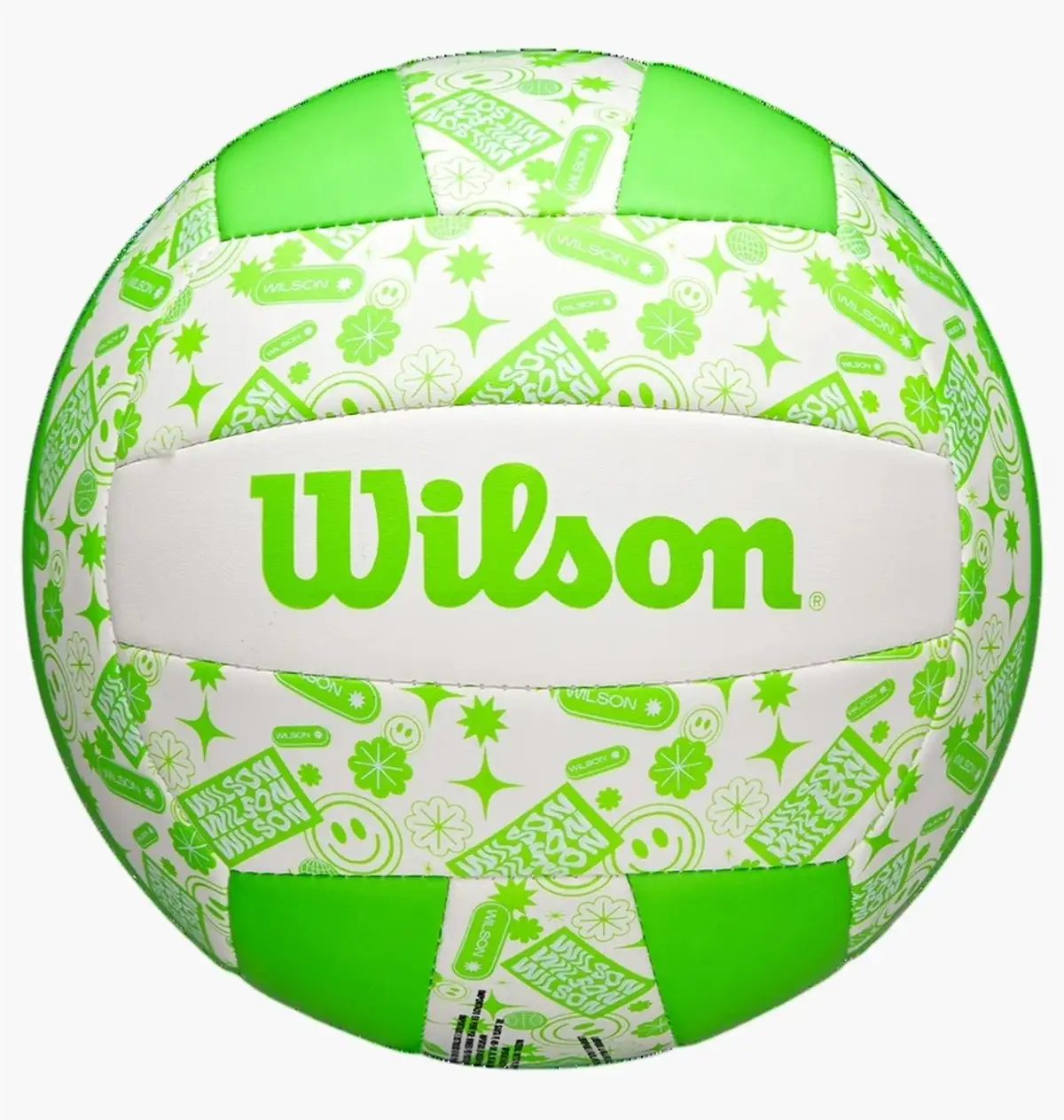 Волейбольный мяч Wilson Stamp Green/White