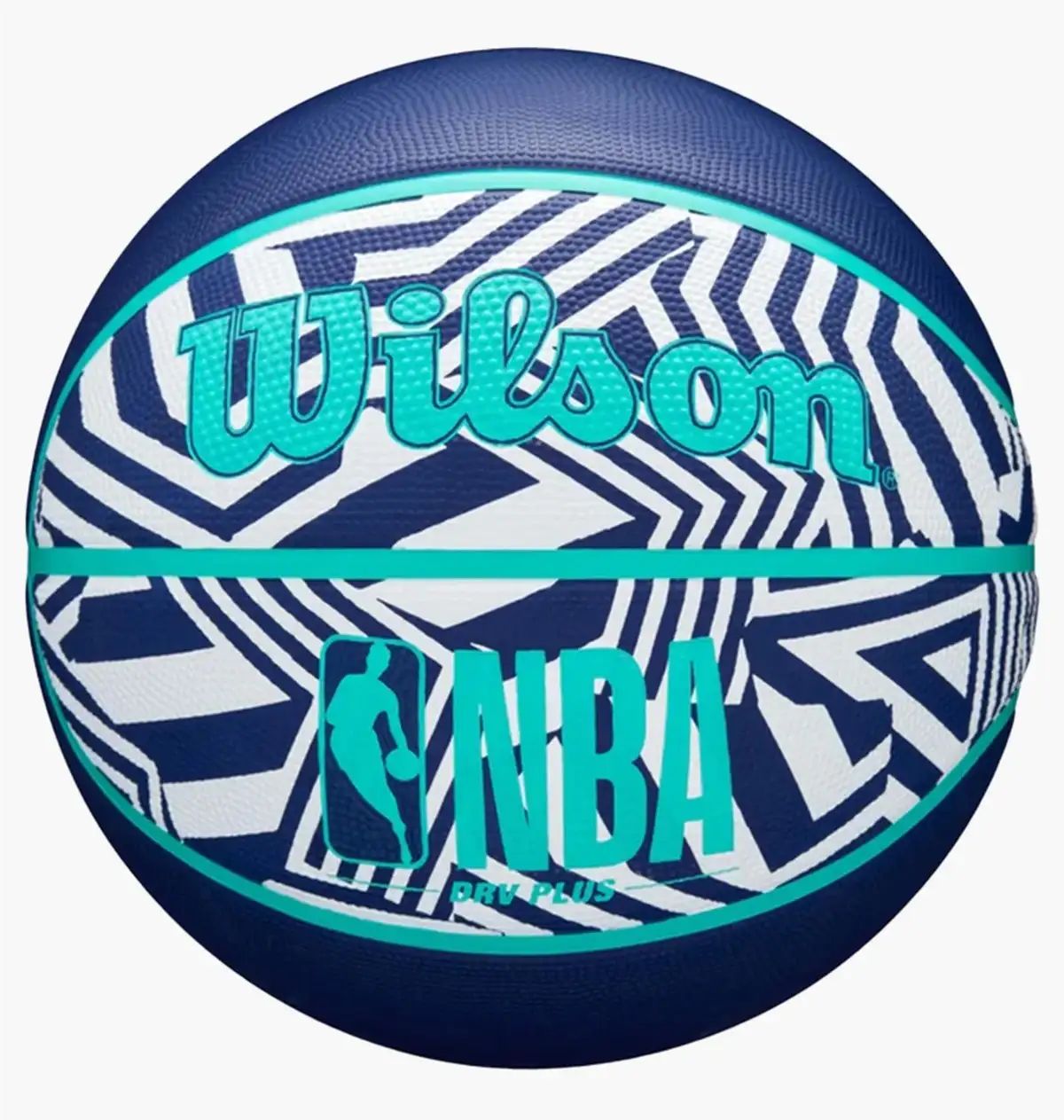 Баскетбольний м'яч Wilson Nba Drv Plus Dazzle Camo Bskt Indigo Blue/Turquoise