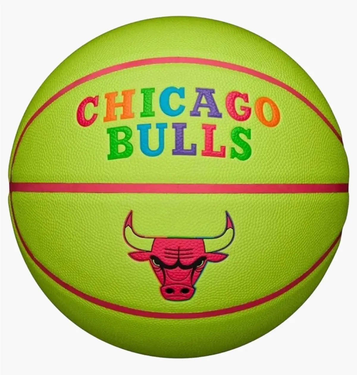 Баскетбольный мяч Wilson Nba Chicago Bulls Team 7 Green