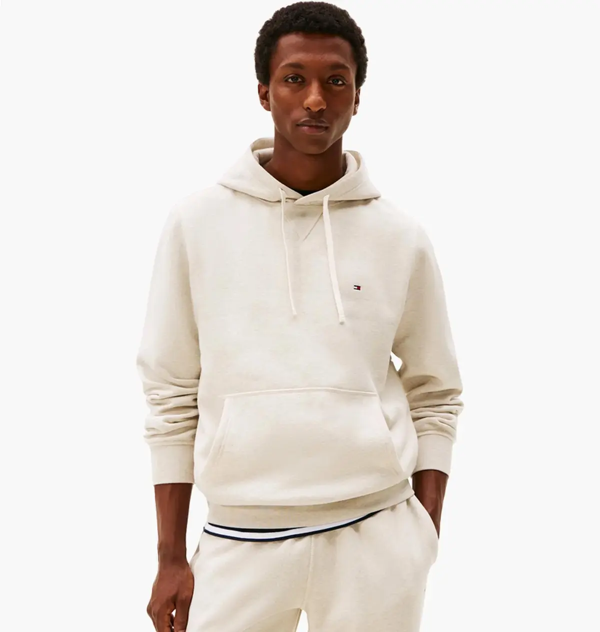 Кофта чоловіча Tommy Hilfiger Solid Everyday Fleece бежева XM05141-250-AFA