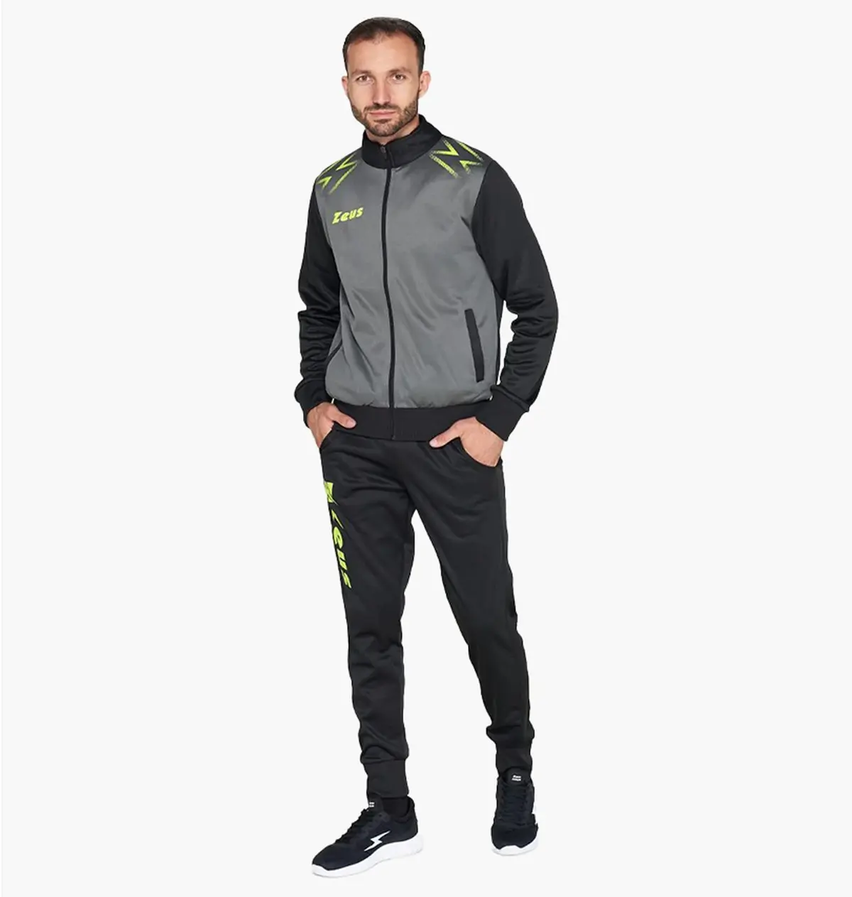 Спортивний костюм чоловічий Zeus Tuta Easy Black/Grey